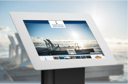 COBBLE BEACH TOUCHSCREEN KIOSK