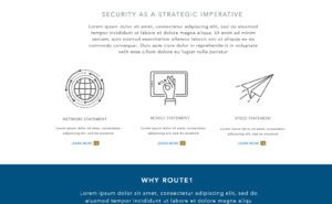 Route1 Website Design Concept