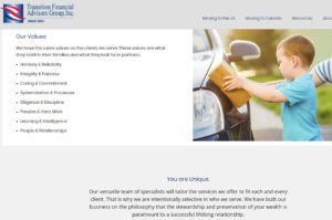 Transition Financial Website